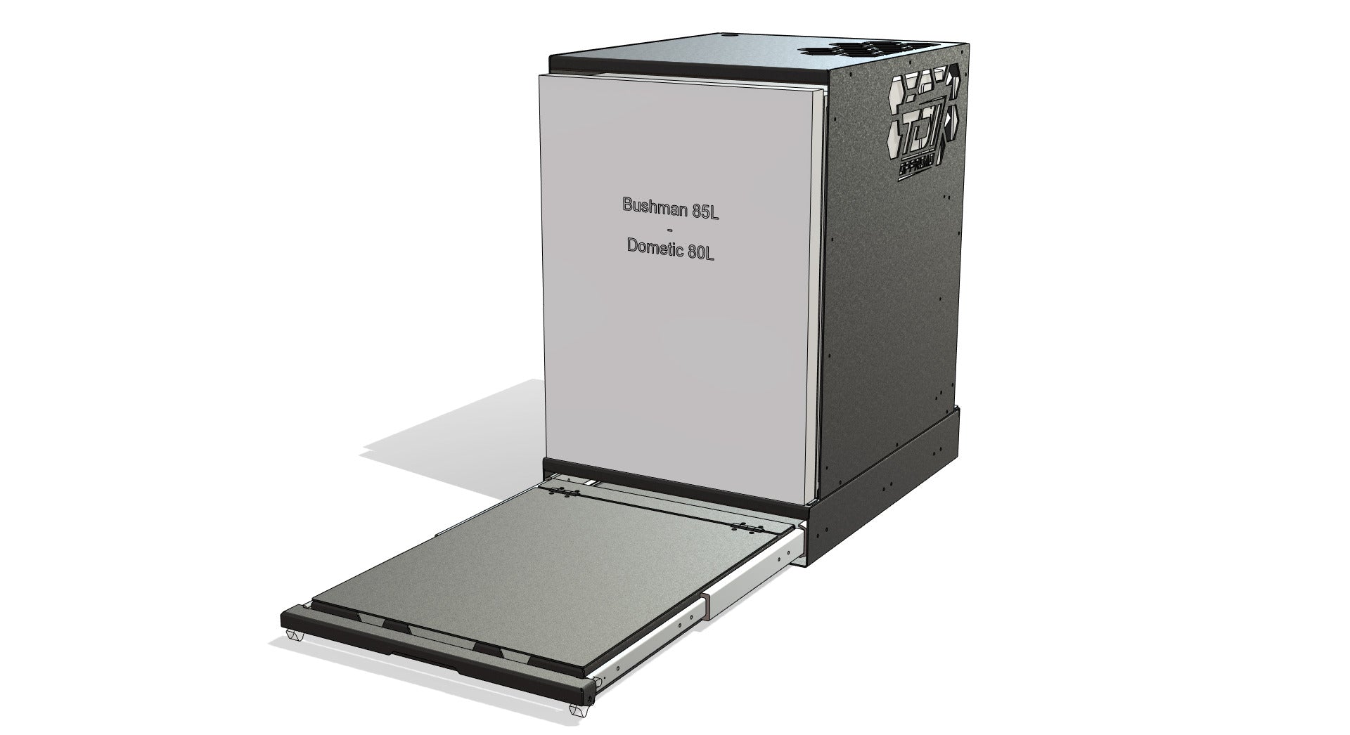 85L Fridge Cage With Cutlery Draw Table Combo