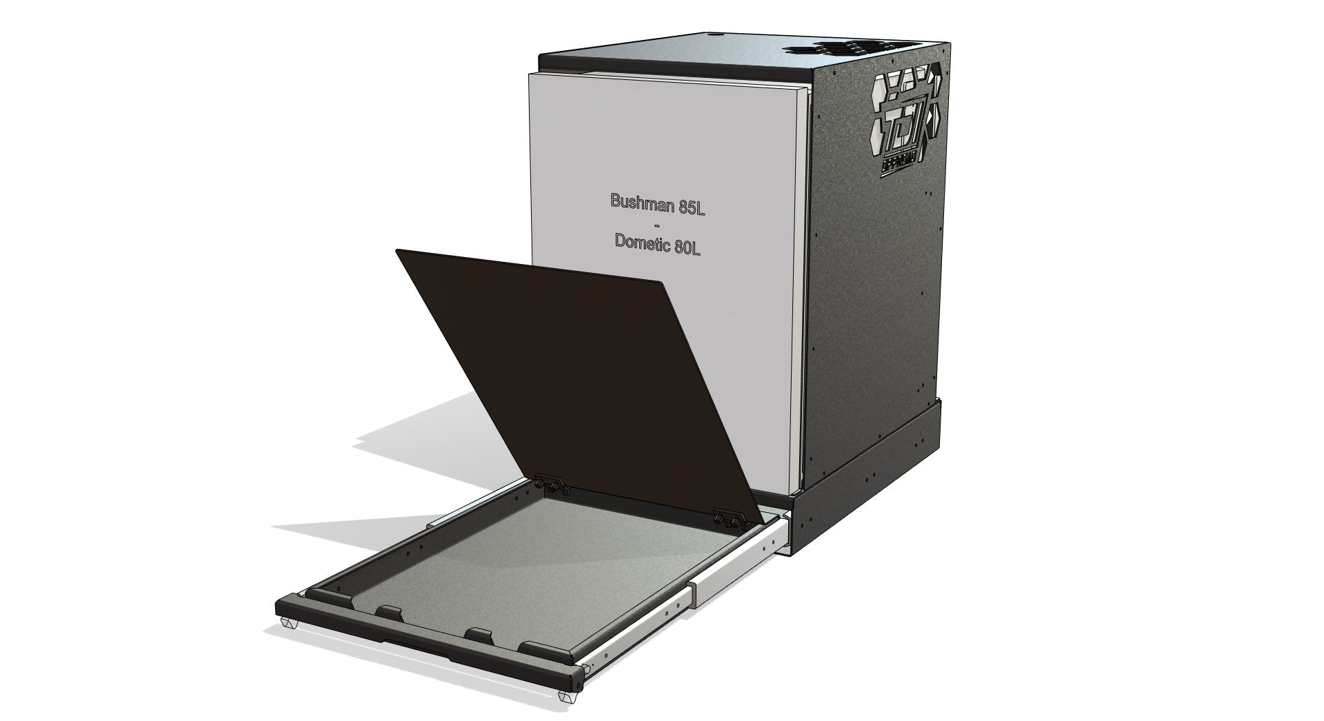85L Fridge Cage With Cutlery Draw Table Combo