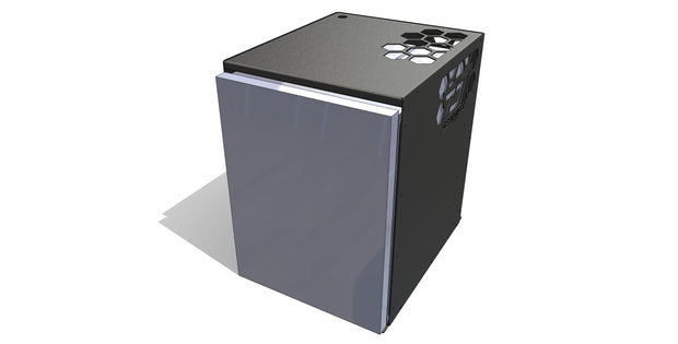 85L Fridge Cage - Powdercoated Black
