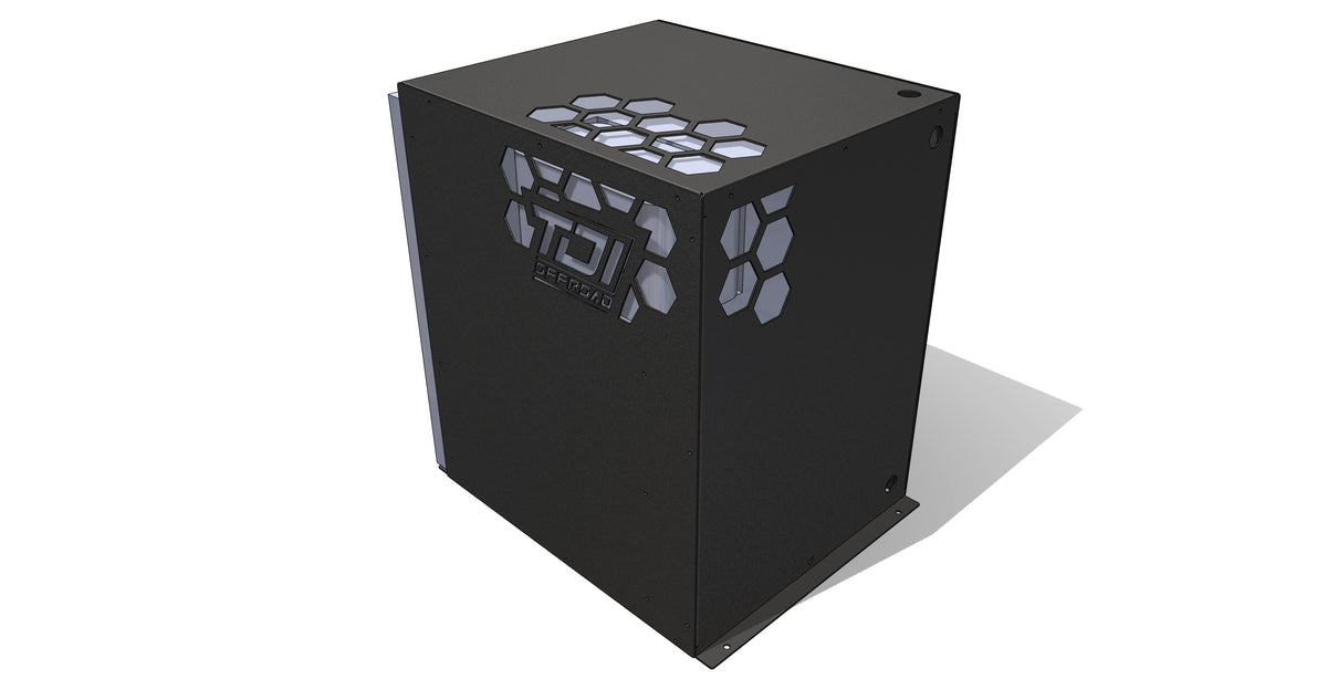 85L Fridge Cage - Powdercoated Black