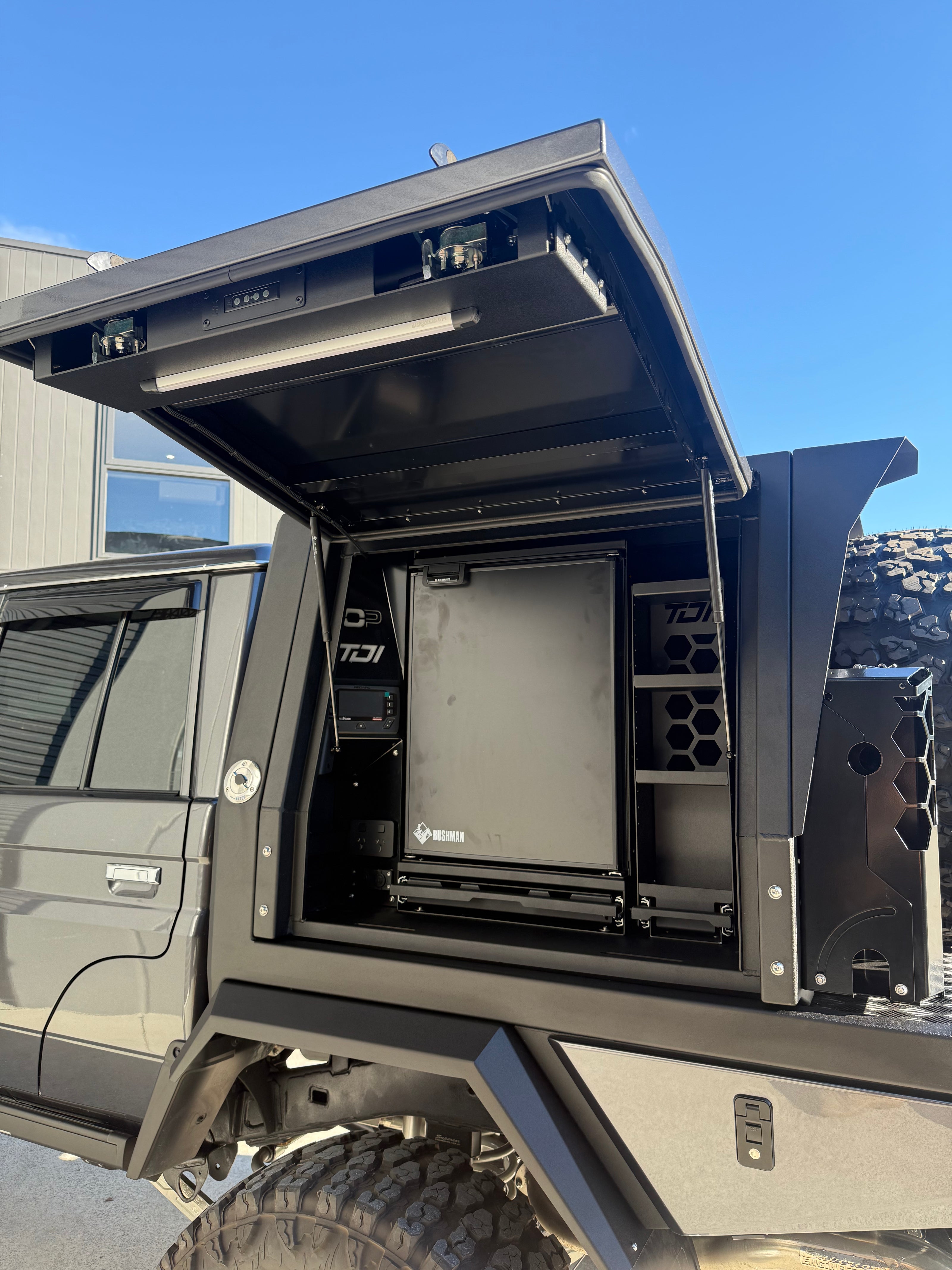 85L Fridge Cage With Cutlery Draw Table Combo