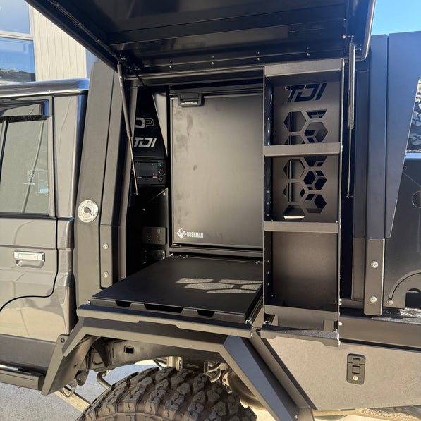 85L Fridge Cage With Cutlery Draw Table Combo