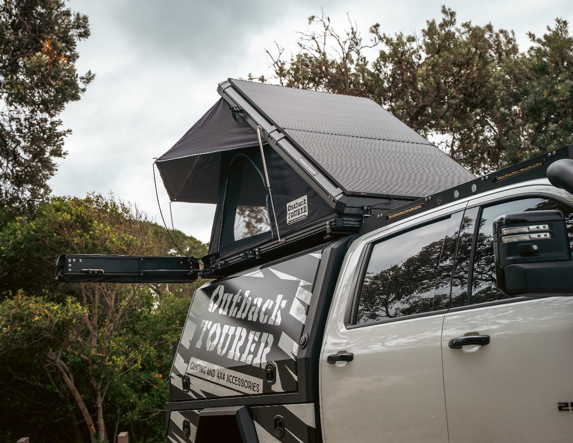 Outback Tourer Swing Out Bracket For Shower Awning